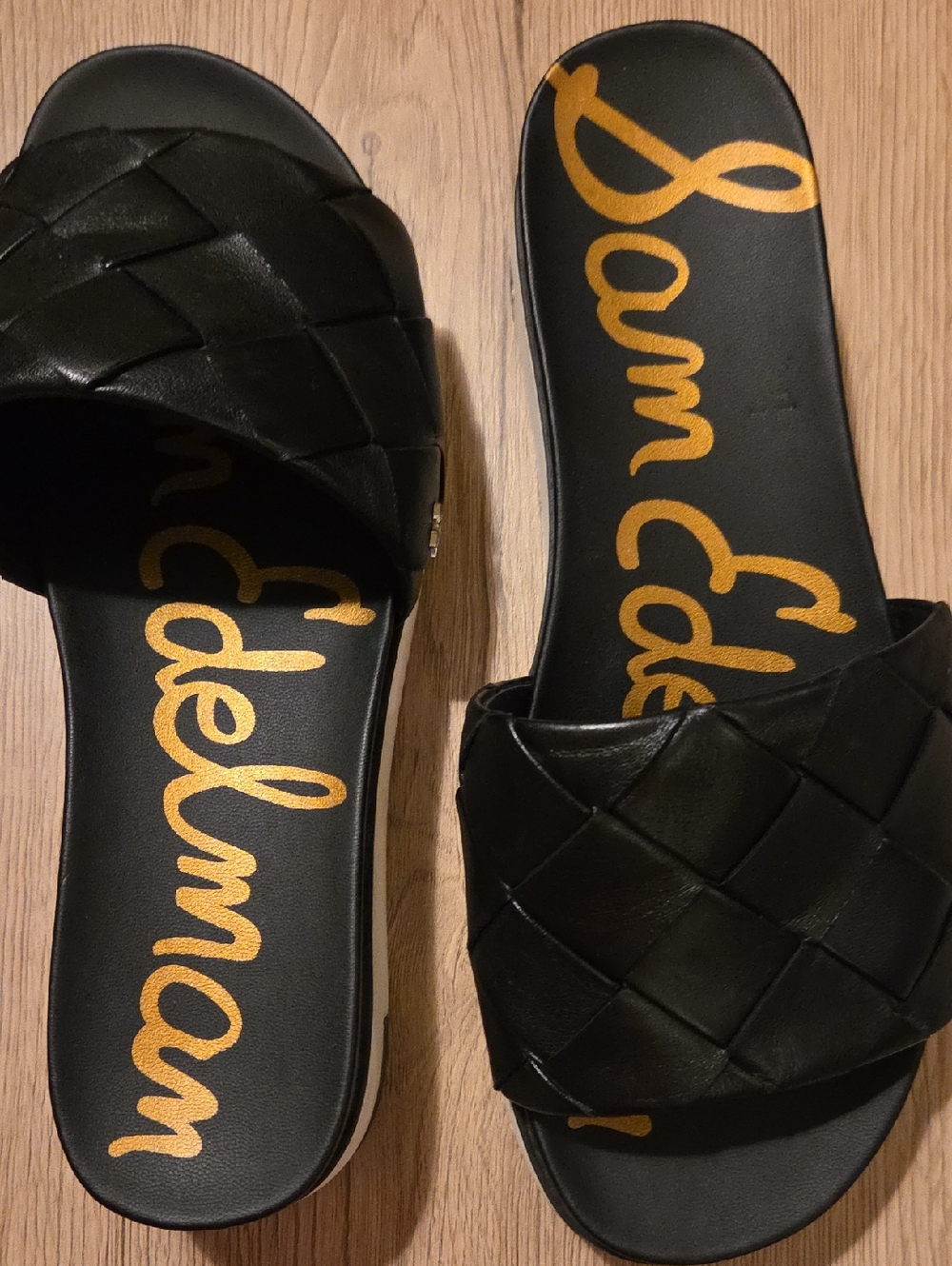 Sam Edelman Black Sandals Sz 7.5 - Picture 4 of 10